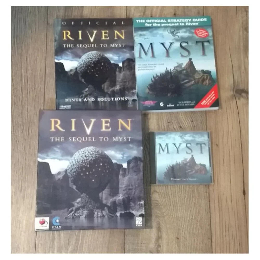PC Games Collection-Myst, Riven, Ms. Pacman and more